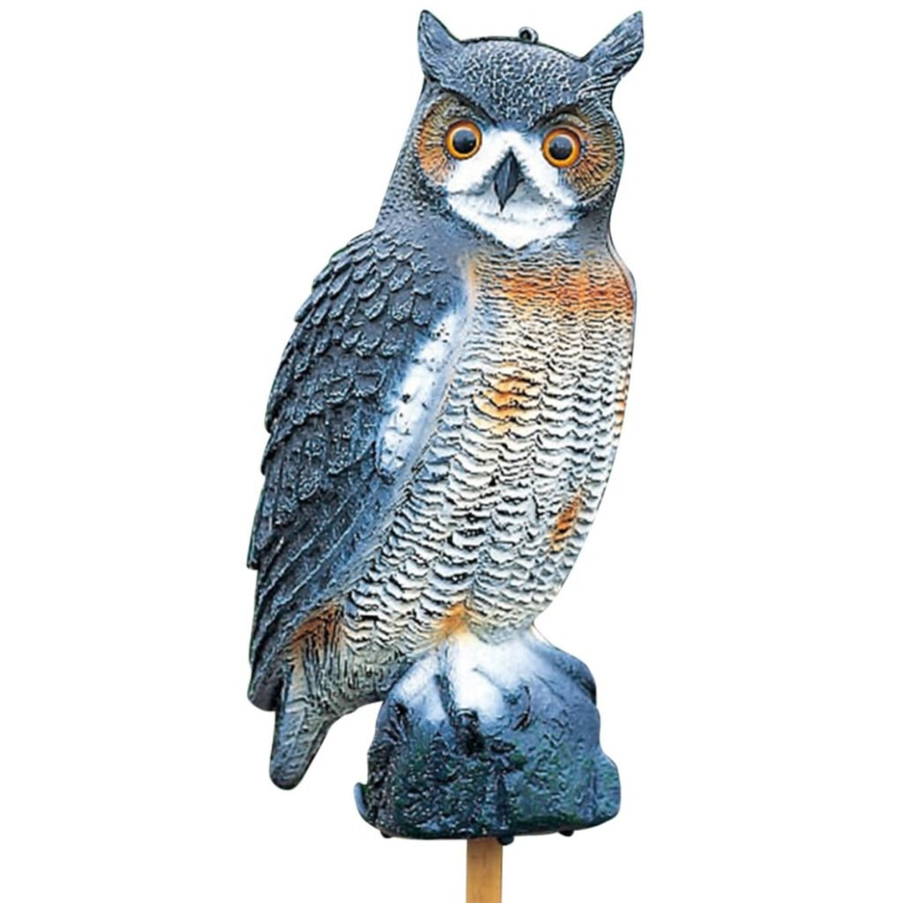 Ubbink Animal Figure Large Owl 1382530 Home Garden Decor Figurine Repel Bird