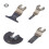 wolfcraft Wolfcraft Five Piece Oscillating Multi-Tool Accessory Set PRO 3961000 1