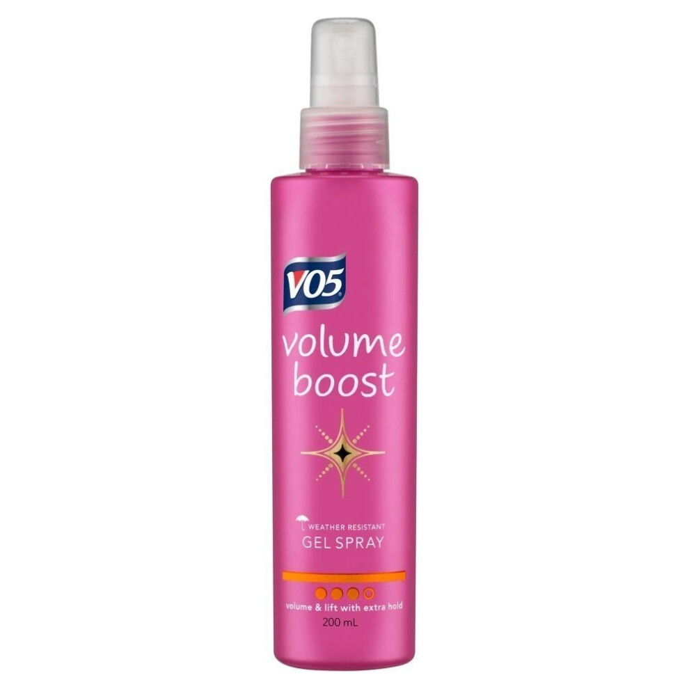 VO5 Volume Boost Hair Styling Gel Spray 200ml