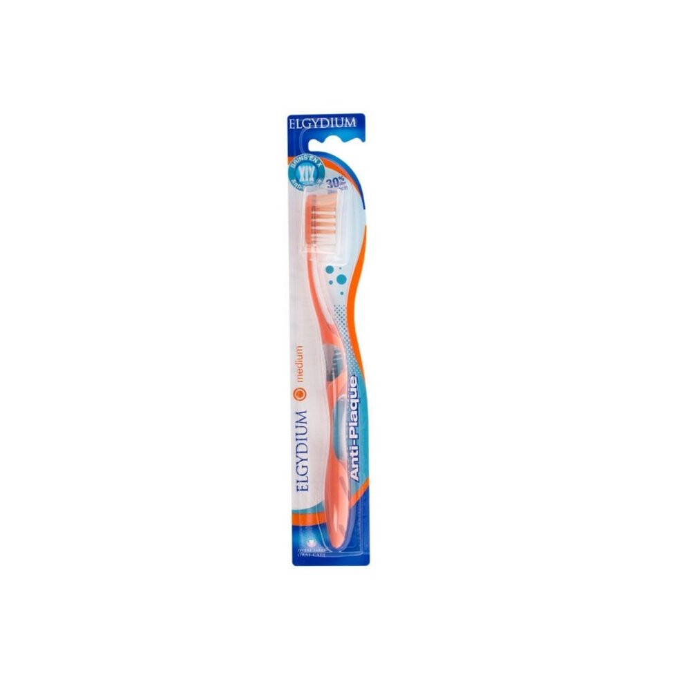 Elgydium Anti-Plaque Toothbrush Medium Colours Will Vary