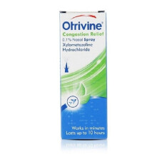 Otrivine Congestion Relief 0.1% Nasal Spray 10ml Menthol