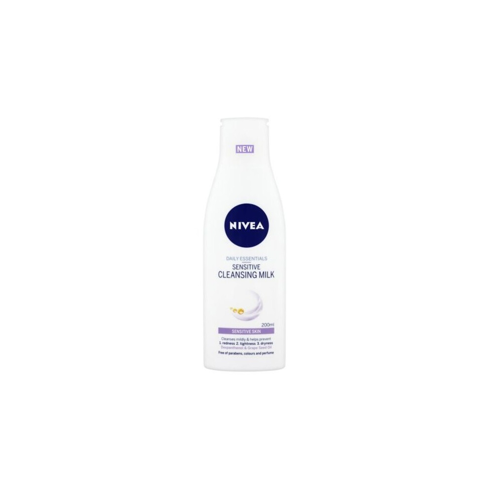 Nivea Daily Essentials Sensitive Cleansing Milk 200ml