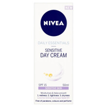 Nivea Daily Essentials Sensitive Day Cream with SPF15 50ml