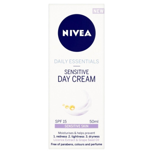 NIVEA Nivea Daily Essentials Sensitive Day Cream with SPF15 50ml