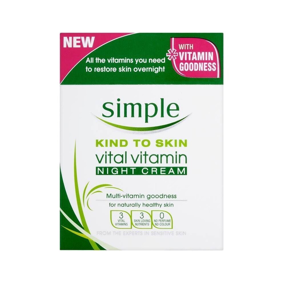 Simple Kind To Skin Vital Vitamin Night Cream 50ml