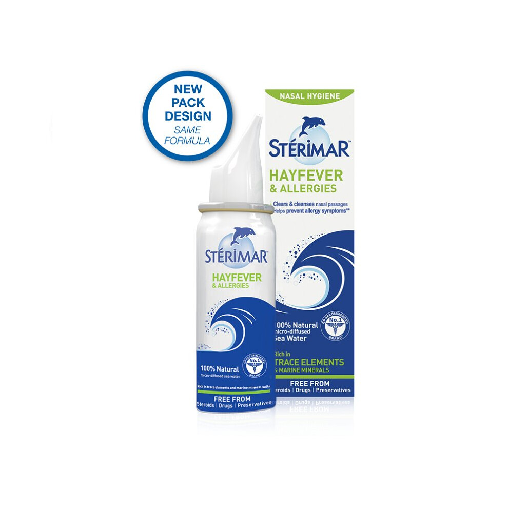 Sterimar Hayfever And Allergies Nasal Hygiene Spray 50Ml (Previousley Allergies And Sinusitis)