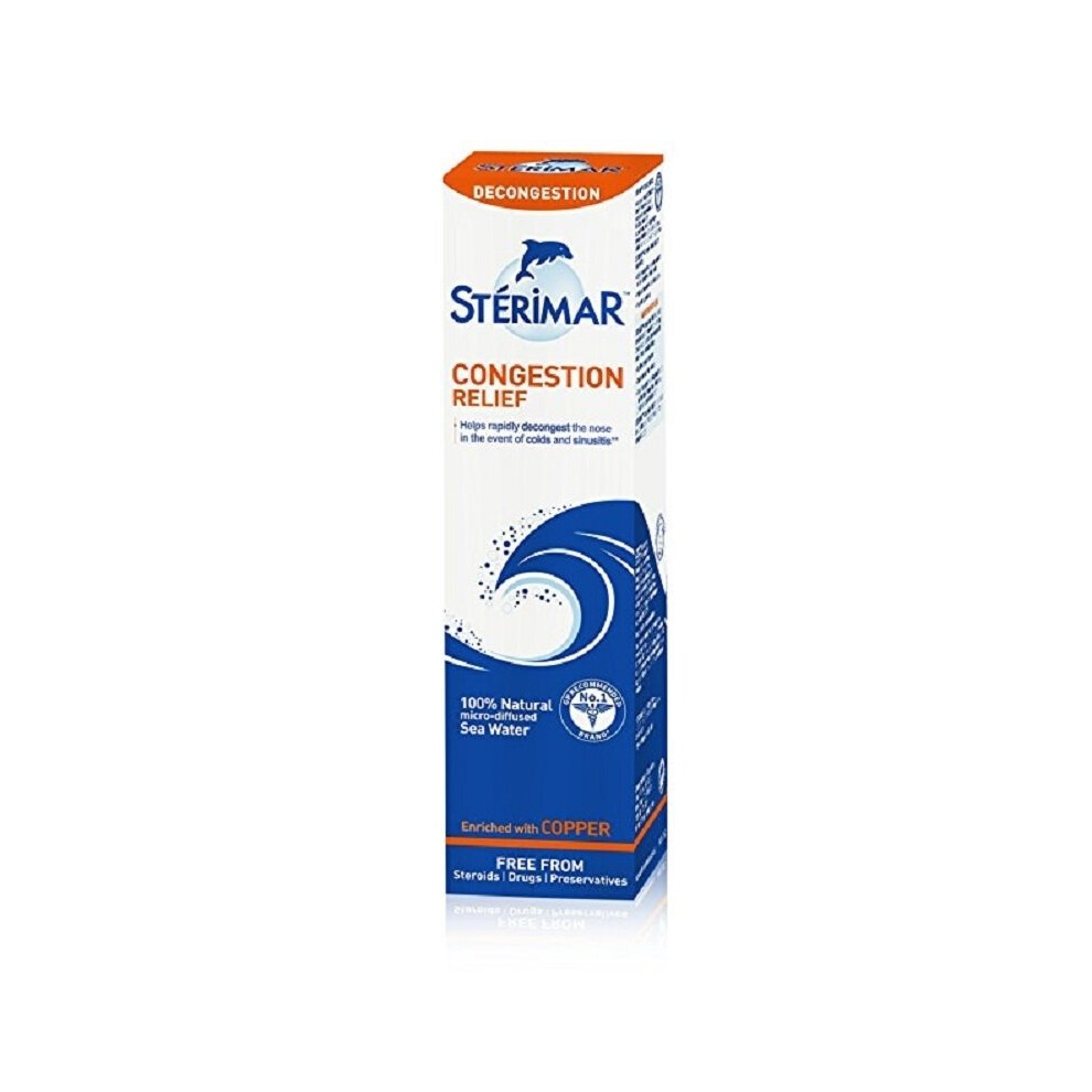 Sterimar Congestion Relief Sea Water Nasal Spray 100ml