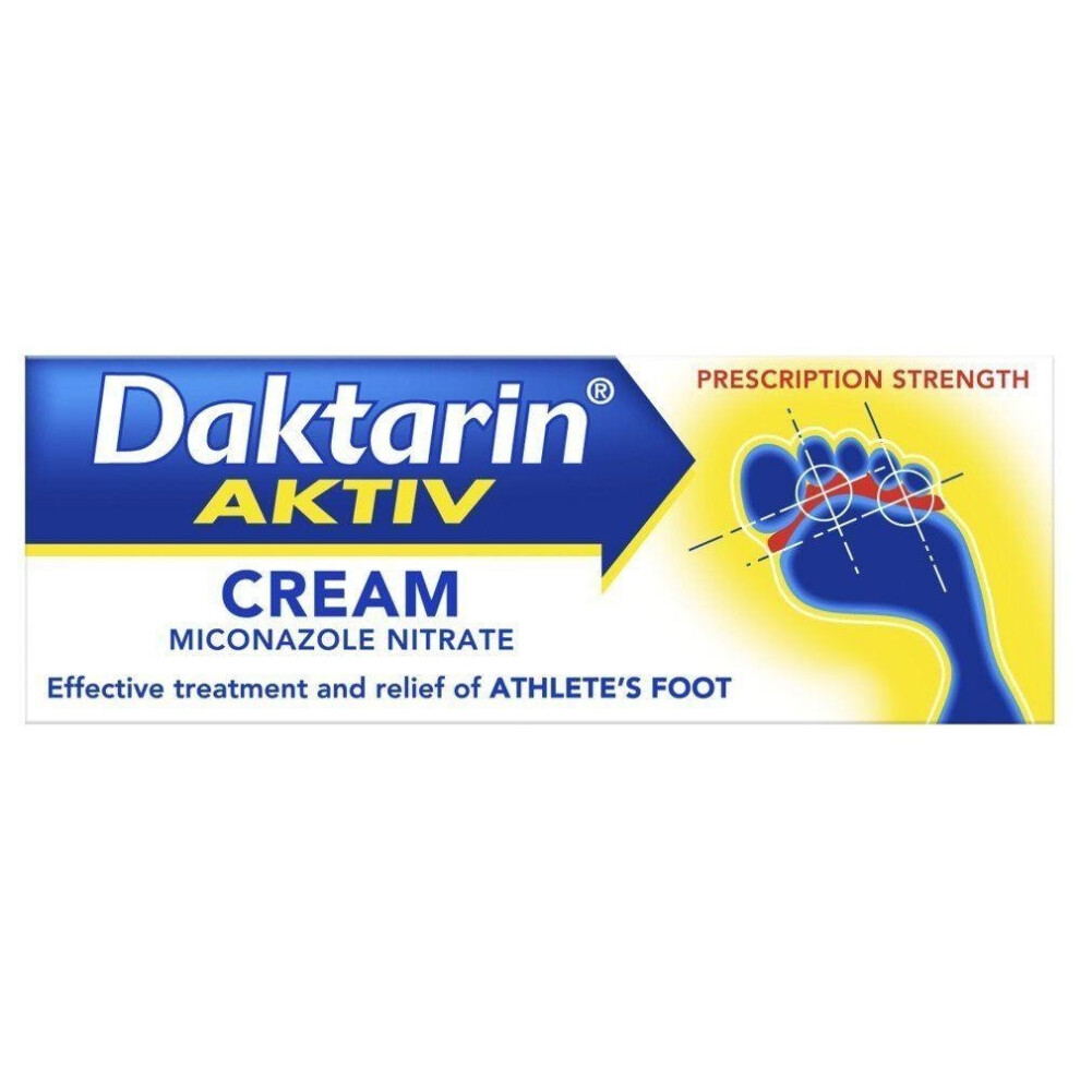 Daktarin Aktiv Athletes Foot Cream 15g