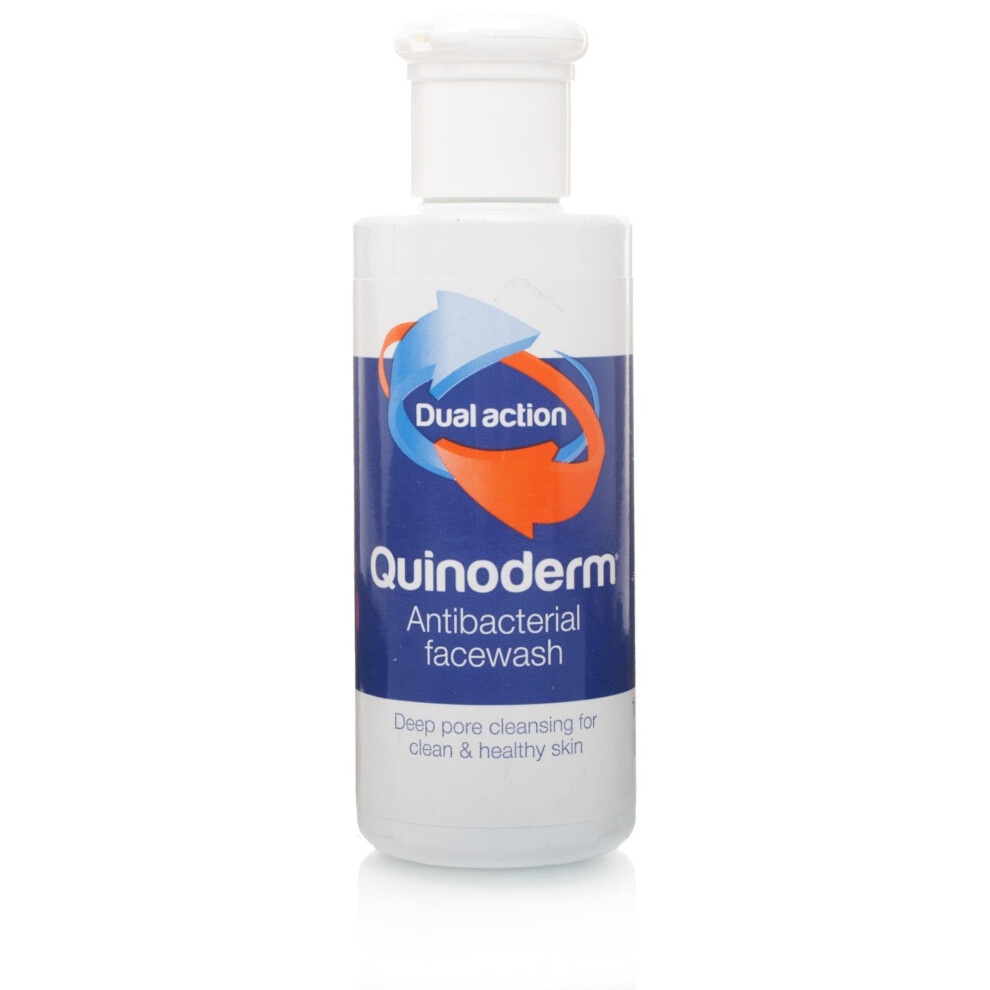 Quinoderm Dual Action Antibacterial Face Wash 150ml