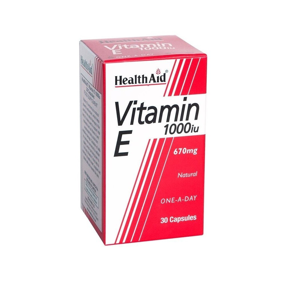 Health Aid Healthaid Vitamin E 1000Iu 670Mg 30 Capsules