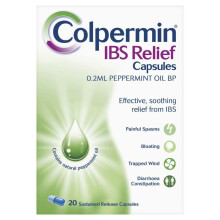 Colpermin IBS Relief Peppermint Oil BP 0.2ml Capsules - 20 Capsules for Digestive Comfort