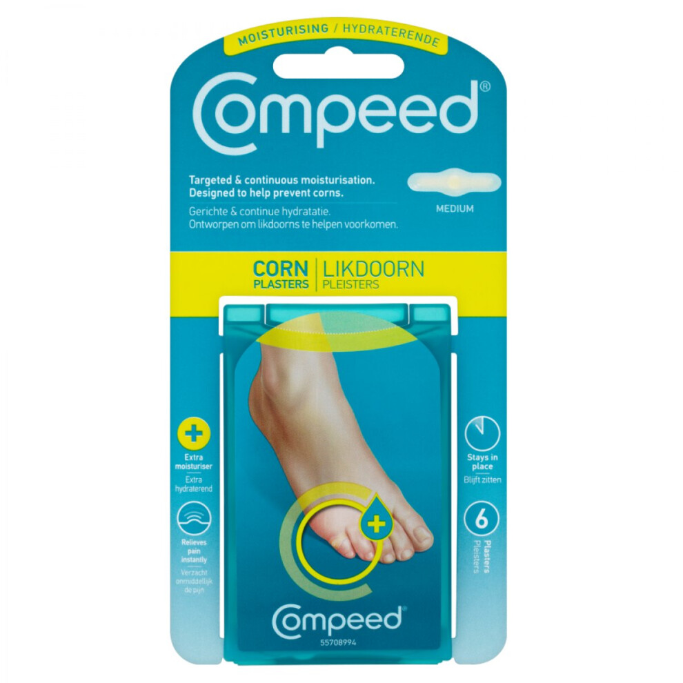 Compeed Medium Corn Plasters - 6 Plasters