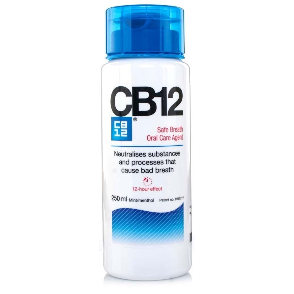 Cb12 Mint-Menthol Mouthwash 250Ml