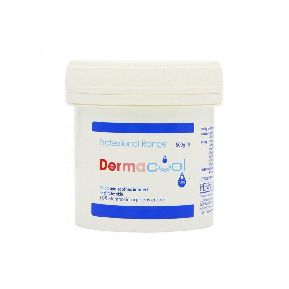 Dermacool Menthol in Aqueous Cream 1.0 500g