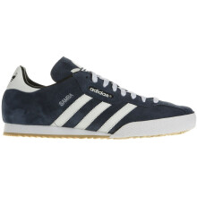 (11) adidas Originals Samba Super Suede Trainers - Navy