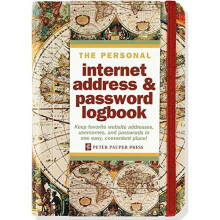 Old World Internet Address & Password Logbook