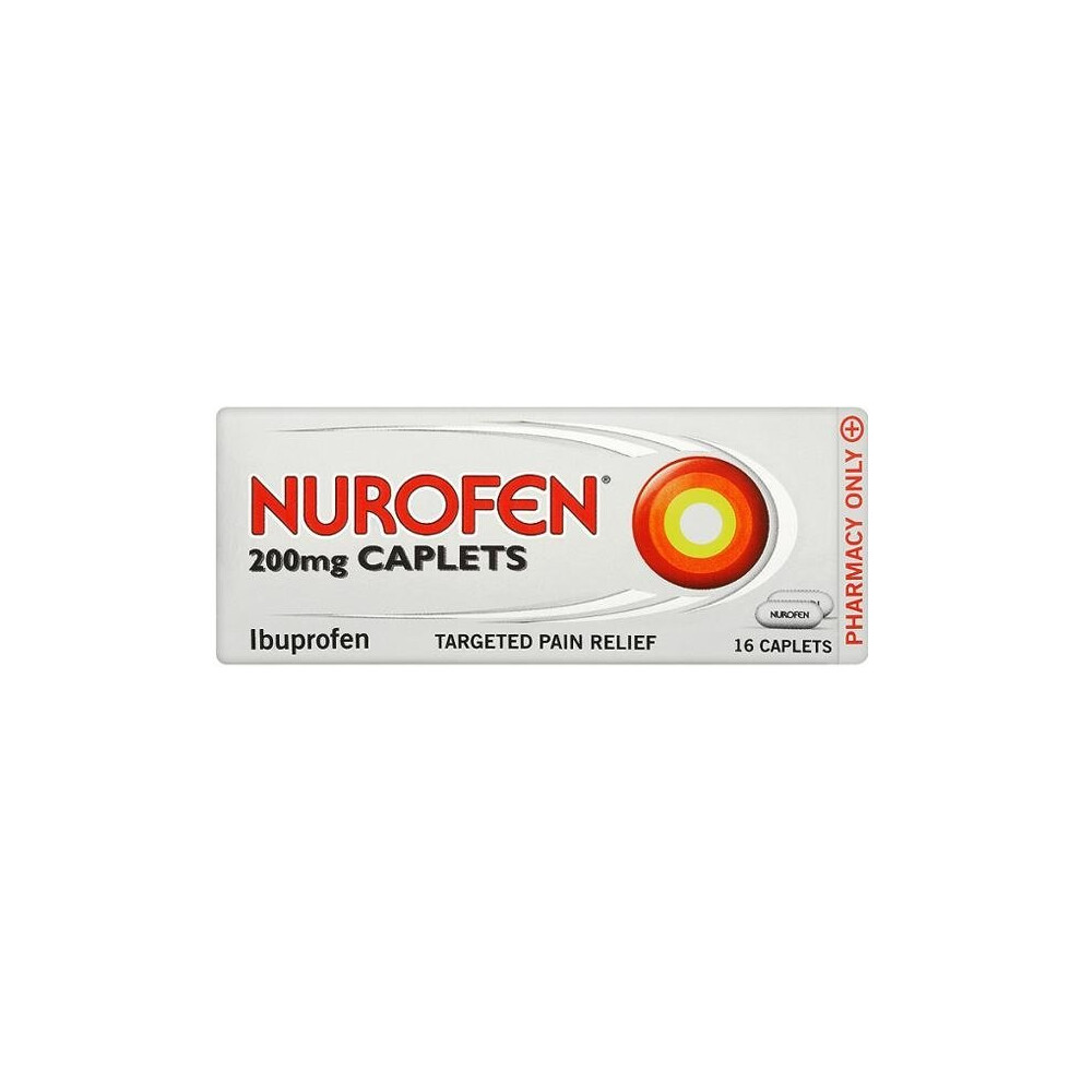 Nurofen Ibuprofen 200mg 16 Caplets