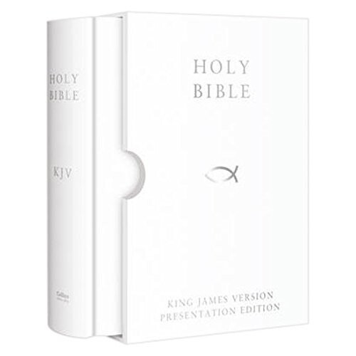 HOLY BIBLE: King James Version (KJV) White Presentation Edition (Kjv Bible)