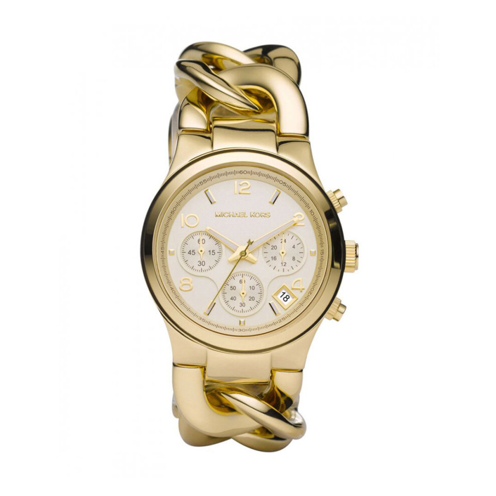 Michael Kors MK3131 Runway Twist Chronograph Gold-tone Women's Watch