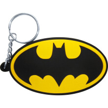 Dc Comics (batman Symbol) - Batman Rubber Logo Keychain Keyring New Batman Man - batman rubber logo keychain keyring dc comics new Batman Man Logo