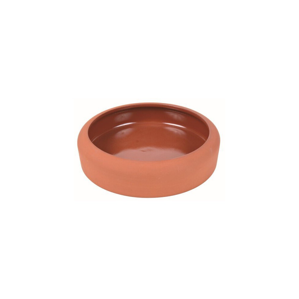 Trixie Ceramic Bowl With Rounded Rim, 600 Ml, Terracotta - Frame Various Sizes -  trixie ceramic bowl rounded frame various sizes new