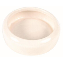 Trixie Ceramic Bowl With Rounded Pouring Rim For Hamster, 100 Ml, 1 Piece - - trixie ceramic bowl rounded pouring rim hamster 100 ml piece