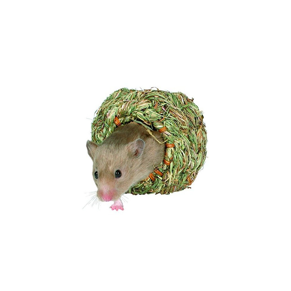 Trixie Grass Nest For Hamsters, 10cm - Hamsters Mouse 10cm Natural Mice -  grass nest hamsters trixie mouse 10 cm natural mice