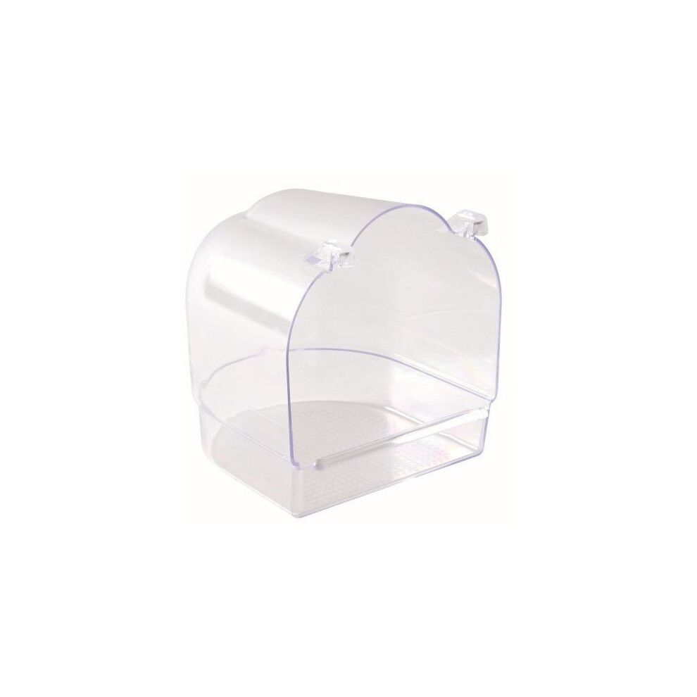 Trixie Bath House, Semi-Circle 5402 - 15Cm 14 Bird House Clear Cage Canary - 15 Bath Cm 14 5402 Bird House Clear Cage Canary Semicircle
