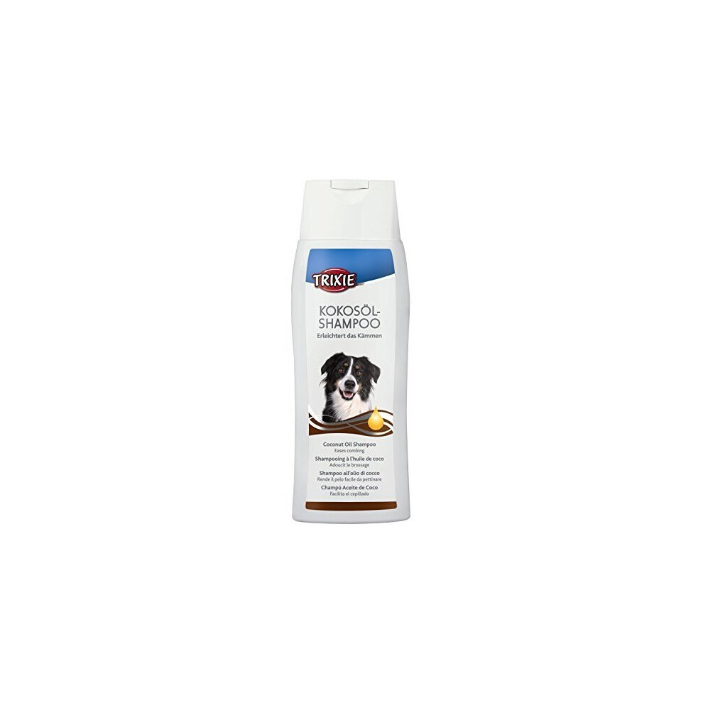 Trixie Coconut Oil Shampoo, 250 Millilitre - Shampoo Dogml 250Ml - Shampoo Coconut Oil Dog 250 Ml 250Ml