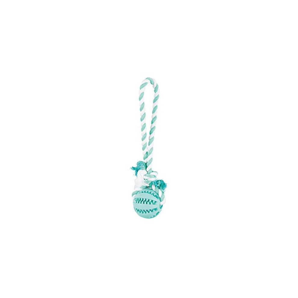 Trixie Ball On A Rope, Natural Rubber Ø 7cm/24cm - Ropecm 7cm24cm Dog Toy -  trixie rope natural rubber ball cm 7cm24cm dog toy