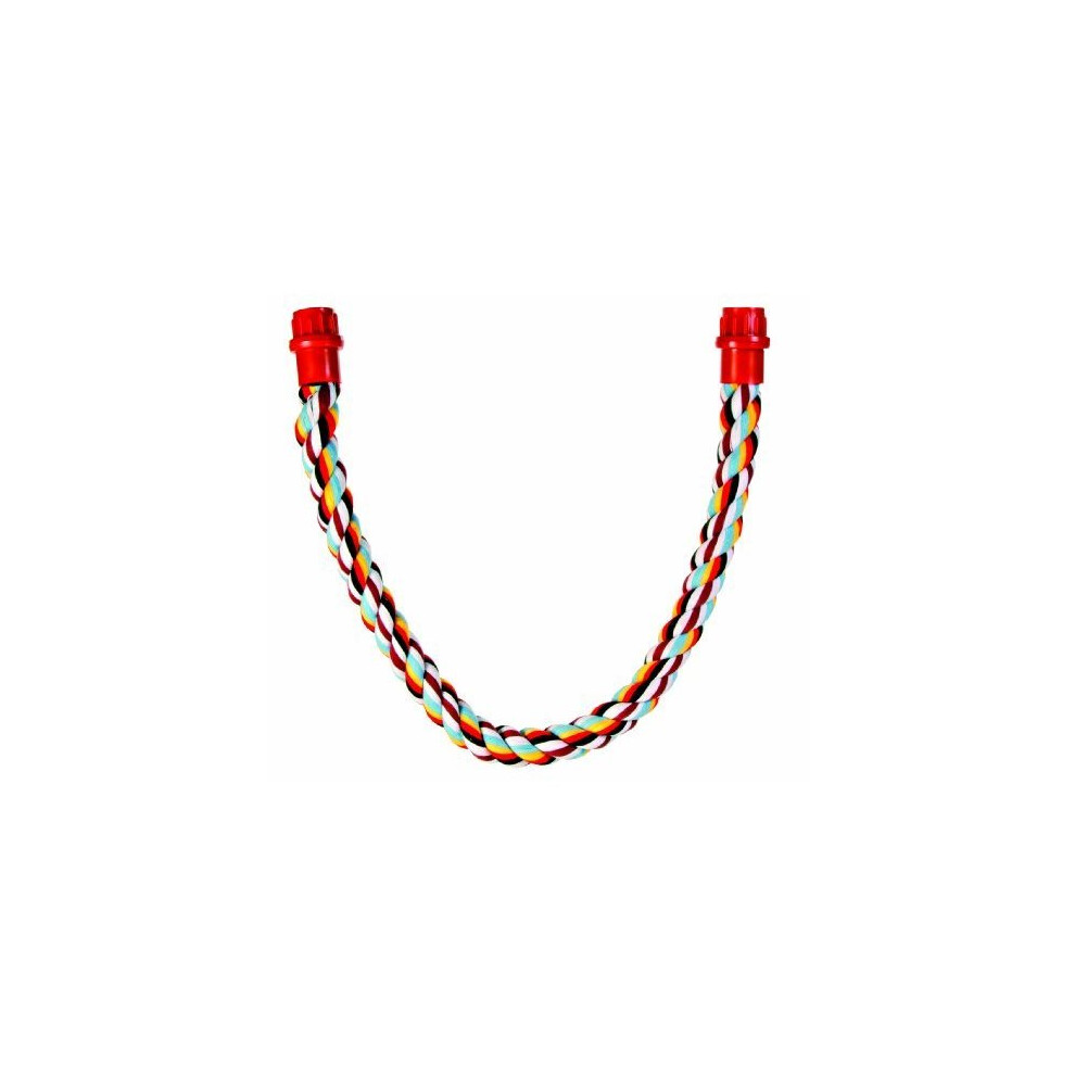 Trixie Multi-colour Rope Perch, 66cm x 18mm - Perch Bird Flexible Sizes -  perch rope trixie bird flexible sizes cockatiels 66cm