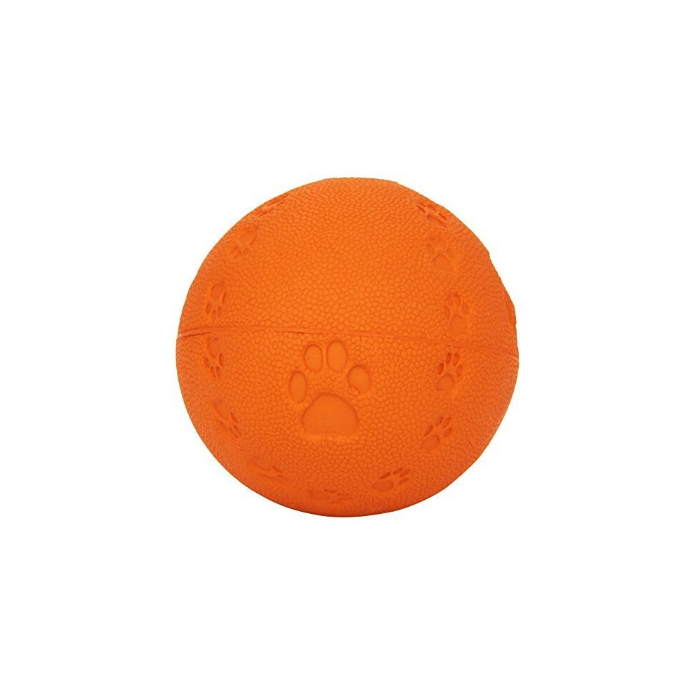 Trixie Natural Rubber Toy Dog Ball With Sound, 7 Cm- Random - Soundcm -  trixie ball dog toy natural rubber sound 7 cm random