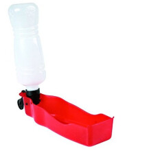 Trixie Dog On Tour Drinking Bottle With Bowl, 500 Ml(colors May Vary) - Bowl - bottle bowl dog trixie drinking water walking dispenser new travel