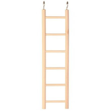 Trixie Wooden Ladder With Six Rugs, 28cm - Budgie Cage Sizes Bird 5 Hamster -  wooden ladder trixie budgie cage sizes bird 5 hamster ladders canary