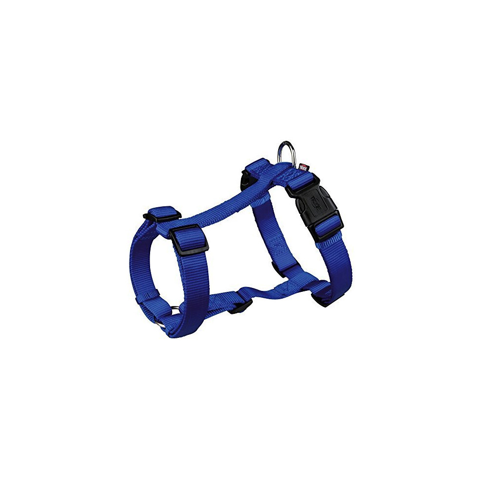 Trixie Premium Dog H-harness, 40 - 65cm x 15 Mm, Blue - New Nylon Hharness -  trixie premium new dog nylon hharness great quality strap size colour