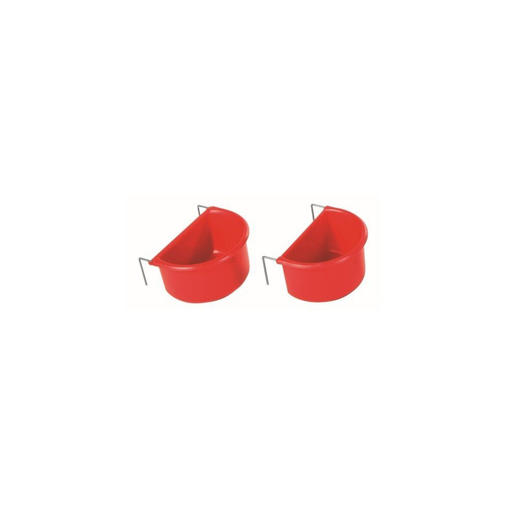 Trixie Hanging Bowls With Wire Holder, 2-piece - Bird Holder Bowl Colours 5477 -  hanging trixie bird wire holder bowl bowls colours 5477 plastic set