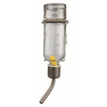 Trixie Small Animal Glass Water Bottle 500ml with Ball Valve Float for Chinchillas & Rabbits - 60443