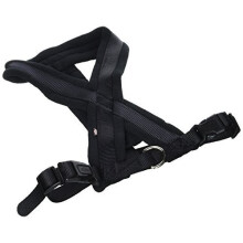 Trixie Premium Harness With Fleece Padding, S, 35-50cm x 20 Mm, Black - Dog - harness trixie dog premium black fleece touring padding padded