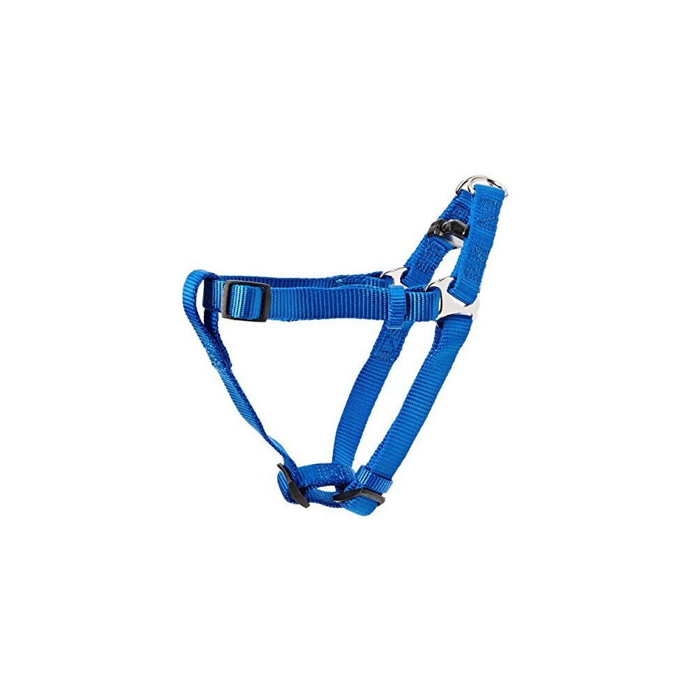 Trixie 20422 Premium Harness L-xl 70-100 Cm/ 25mm Blue - Dog Padded Touring -  dog harness trixie padded premium touring large fleece soft sizes blue