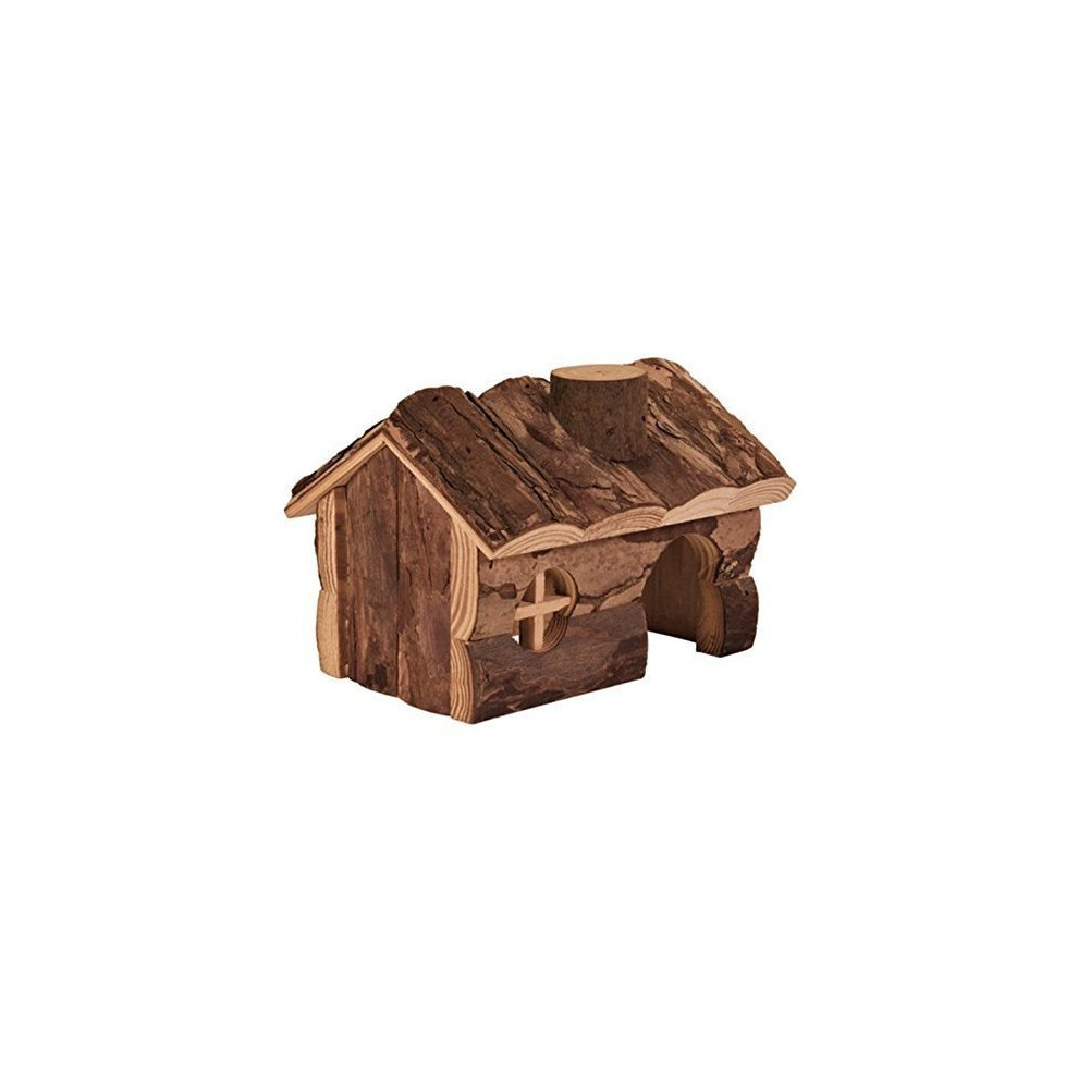 Trixie 6160 Natural Living Hendrik XL Hamster House 20 x 13 x 13cm - Large -  house hendrik natural hamster large trixie sizes wooden cage 6160 13