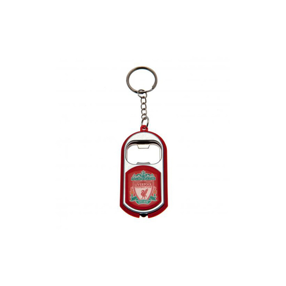 Liverpool F.c. Key Ring Torch Bottle Opener - Football Team Official Light Key -  football team official torch light bottle opener keyring executive