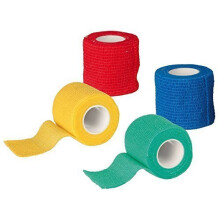 4 x Trixie Dog Pet Self Adhesive Cohesive Vet Wrap Bandage - 8 12 Horse Wound -  trixie 4 dog pet vet bandage 8 12 horse wound plaster wrap cohesive
