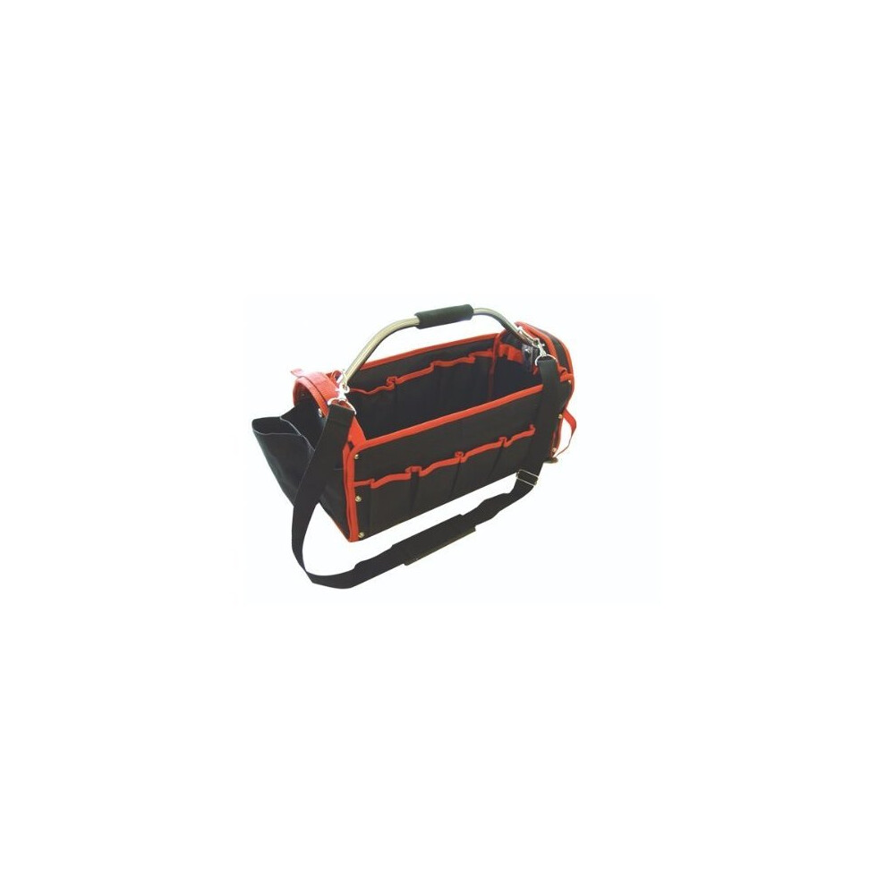 Amtech N0150 Tool Box, Clear, 23-Inch - Caddy Bag Heavy Duty Carry Aluminium - Tool Caddy Bag Heavy Duty Carry Aluminium Tote Base Case Holdall 5032759031061