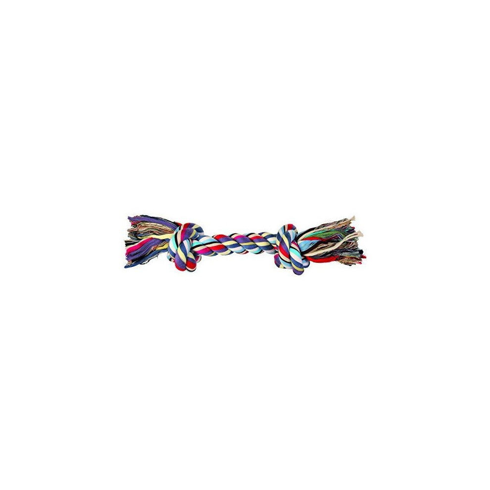 Trixie Denta Fun Cotton Mix Playing Rope For Dog, 40Cm - Dog Toy Sizes - Rope Dog Toy Denta Fun Playing Sizes 40Cm Cotton