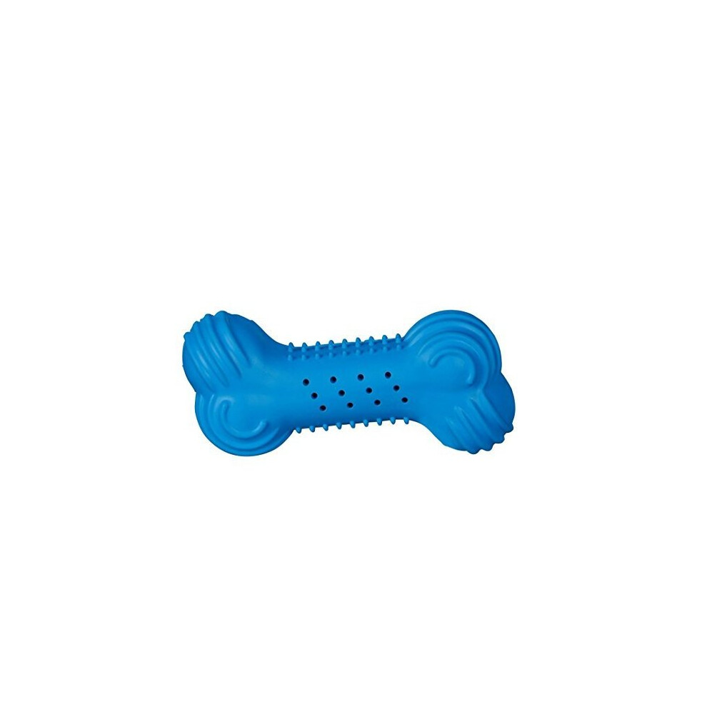 Trixie Cooling Natural Rubber Chew Bone, 11 Cm - Bone Toy Cool Dogs -  chew trixie bone toy cool dogs from natural rubber 10 5 cm pet