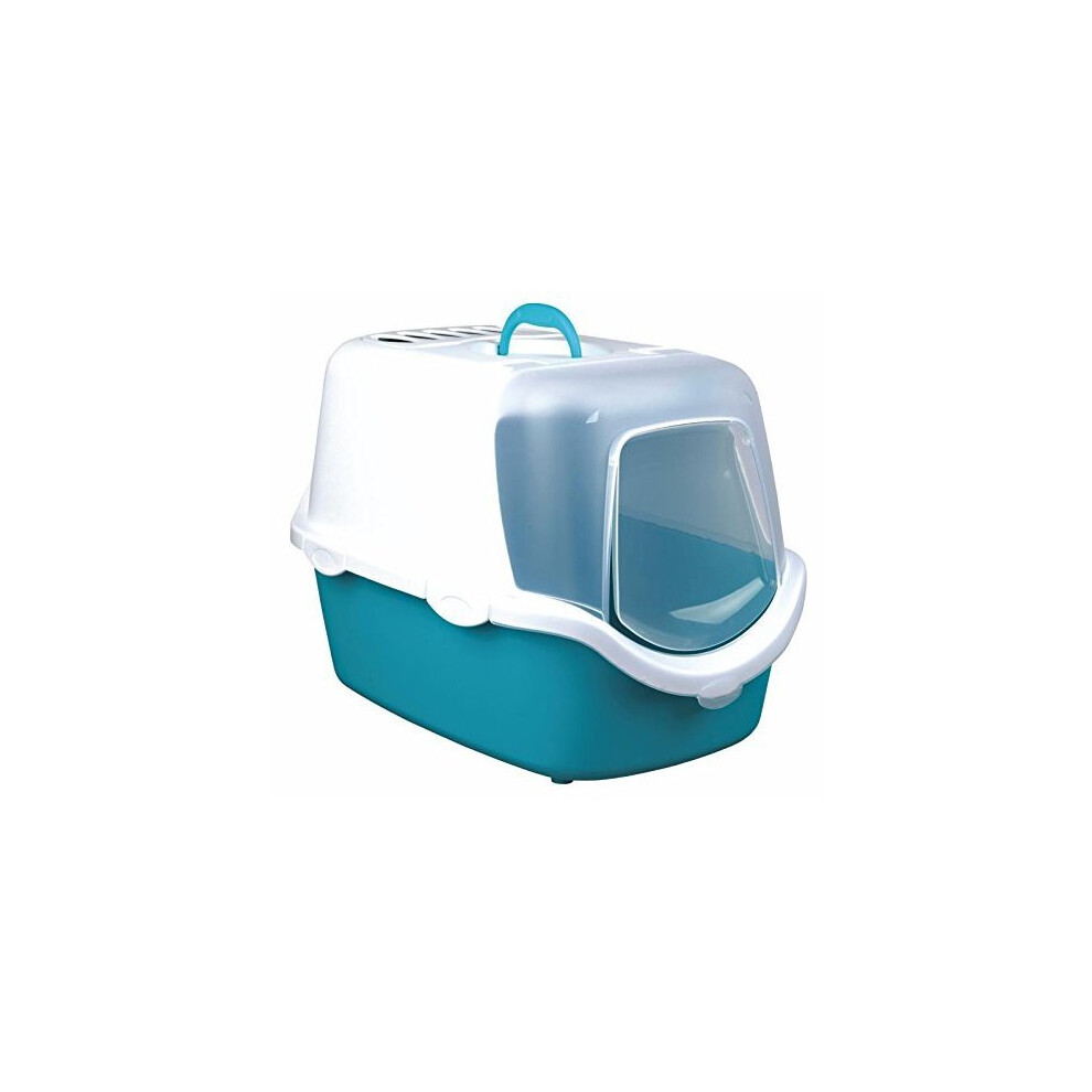 Trixie Vico Easy Clean Cat Litter Tray With Dome, 40 x 40 x 56 Cm, -