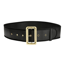 Widmann 00083 santa Belt, One Size - Santa Black Belt Pirate 150cm Faux Leather - santa black belt pirate 150 cm faux leather