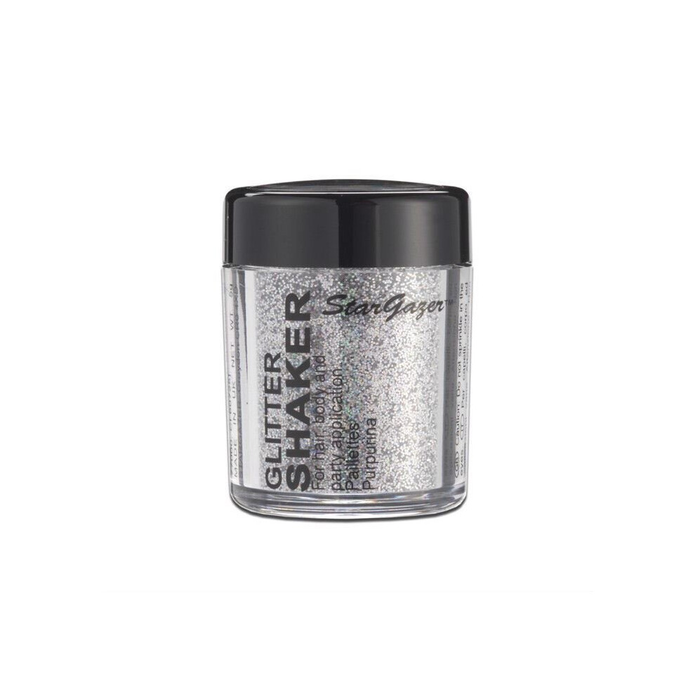 Glitzy Glitter Shaker Steel Grey