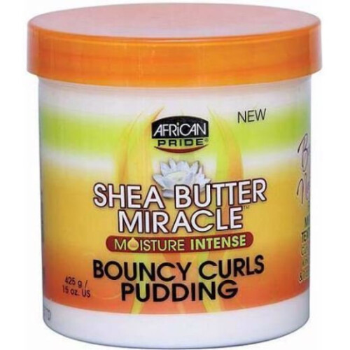 African Pride SHEA MIRACLE BOUNCY CURLS PUDDING 15oz