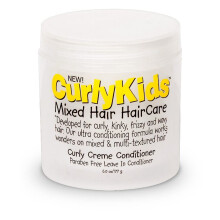 Curly Kids Creme-Spülung 6oz – Leave-in Pflege, Feuchtigkeit, Glanz, gesünderes Haar, weniger Haarbruch; frei von Petrolatum